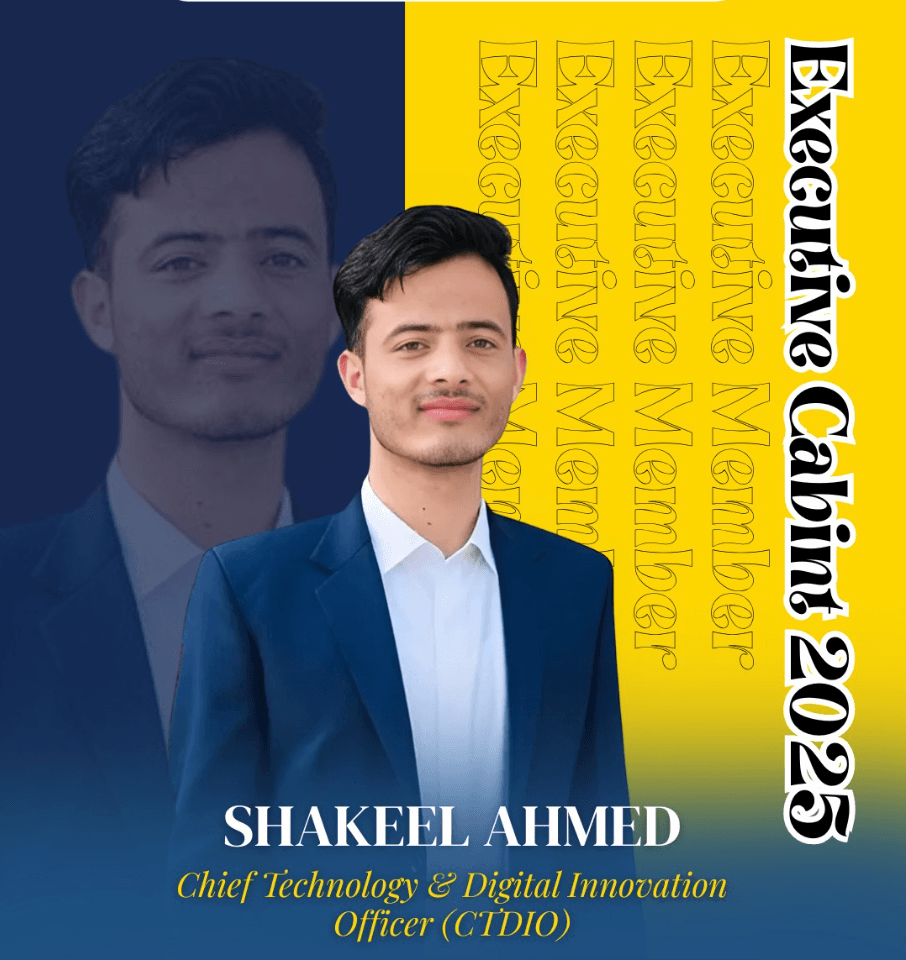 Shakeel Ahmed, Executive Cabinet 2025-26
