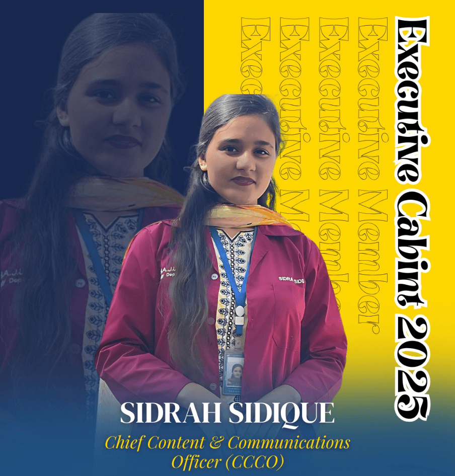 Sidrah Sidique, Executive Cabinet 2025-26