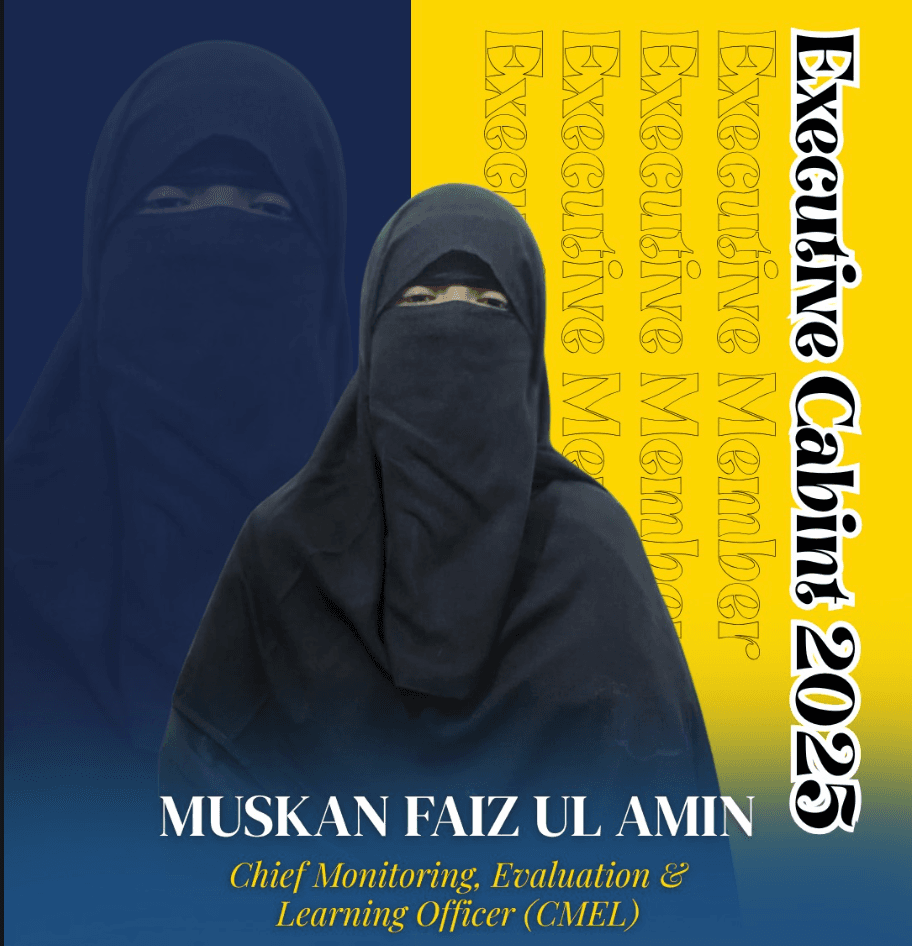 Muskan Faiz ul Amin, Executive Cabinet 2025-26