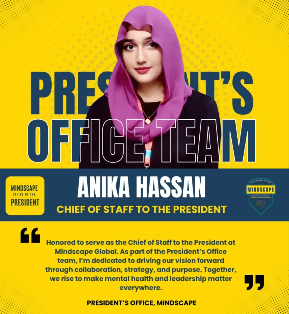 Anika Hassan, President's Office Team